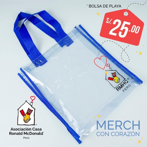 Bolsa de Playa Asociación Casa Ronald McDonald Perú