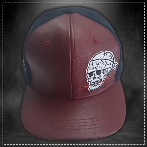 Gorra Skull Guinda Volt Industries 001