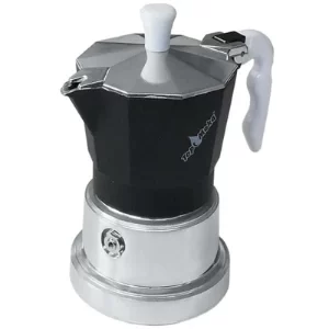 Cafetera Italiana Top 6 Tazas Negro Top Moka