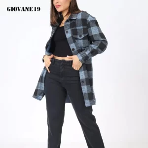 Giovane19 Camisaco Oversized Pierina Azul OI 2022